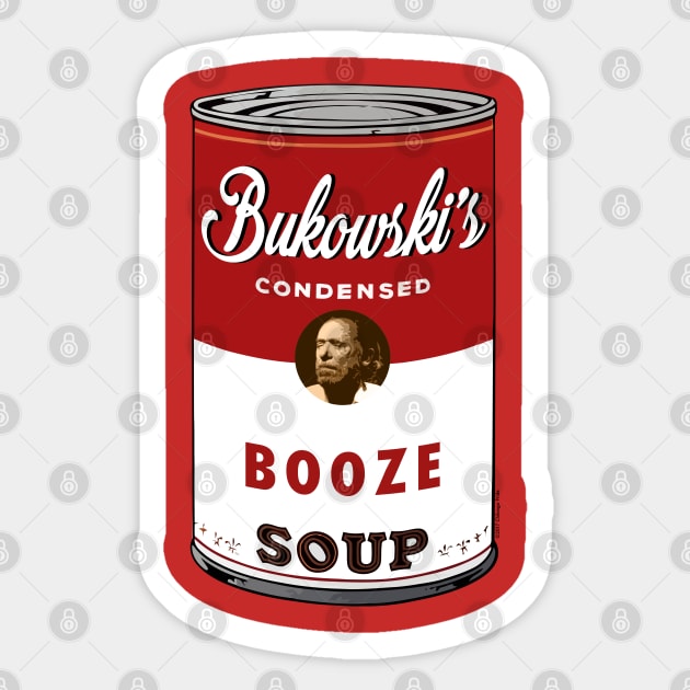 Bukowski Soup Sticker by chilangopride